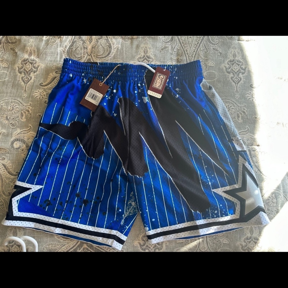 Mitchell & Ness Blue NBA Orlando Magic 1994-95 Hyper Hoops Swingman Shorts 2XL